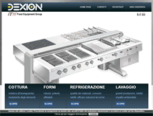 Tablet Screenshot of dexion.it