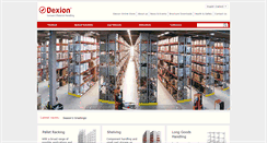 Desktop Screenshot of dexion.ie